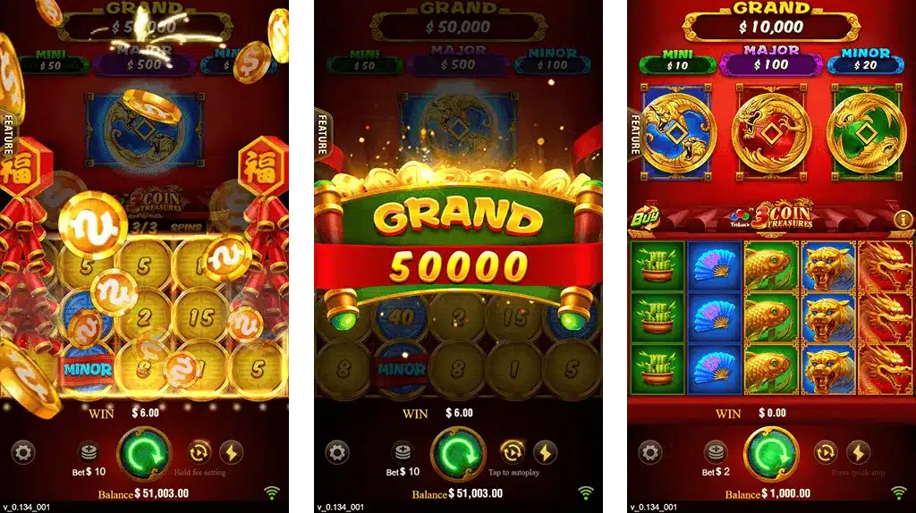 3 Coins Pb19 Bonus